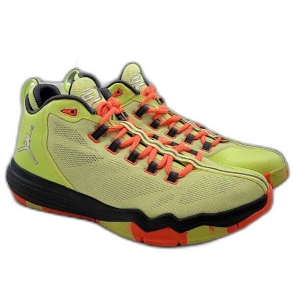 Jordan Other - Jordan CP3 IX AE X Poison Lime Green Orange Basketball Shoes Street Men's 9.5